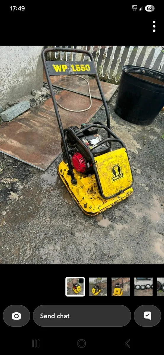 Whacker WP2550A Plate Compactor - Image 2