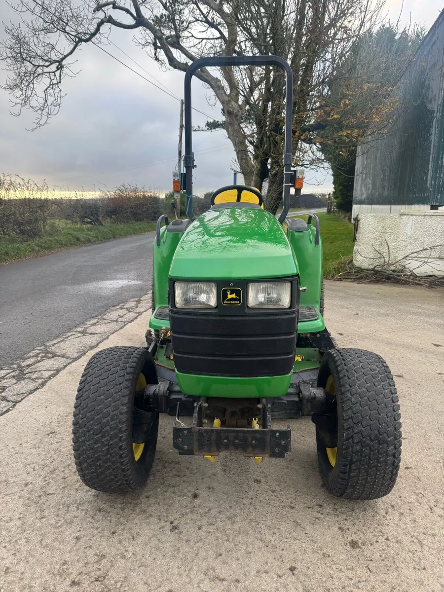 John Deere Compact Tractor with Mower - Image 2
