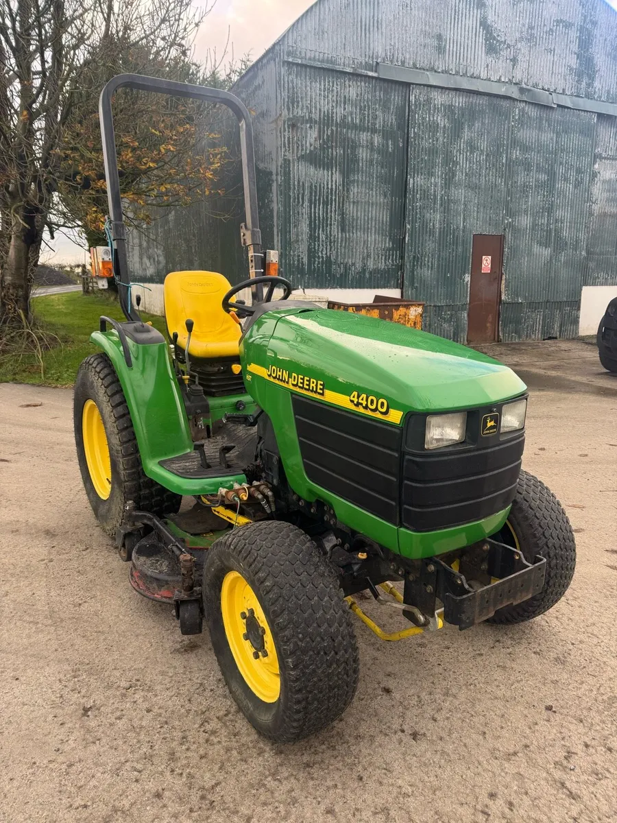 John Deere Compact Tractor with Mower - Image 3