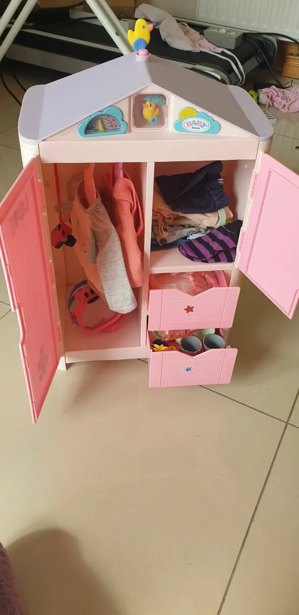 Baby born wardrobe +doll - Image 2