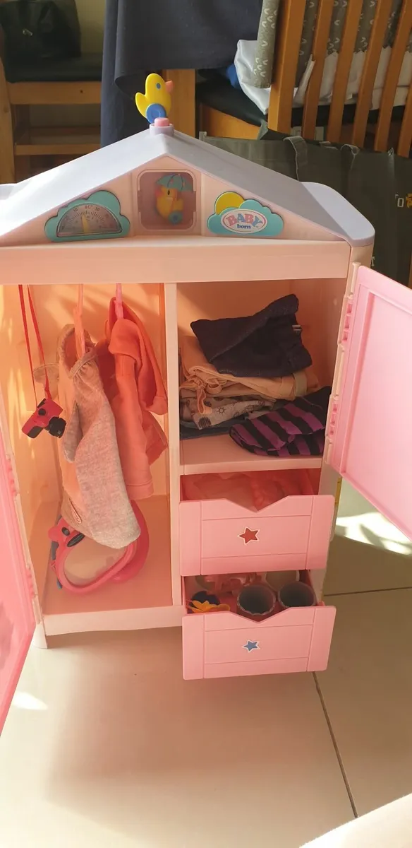 Baby born wardrobe +doll - Image 3