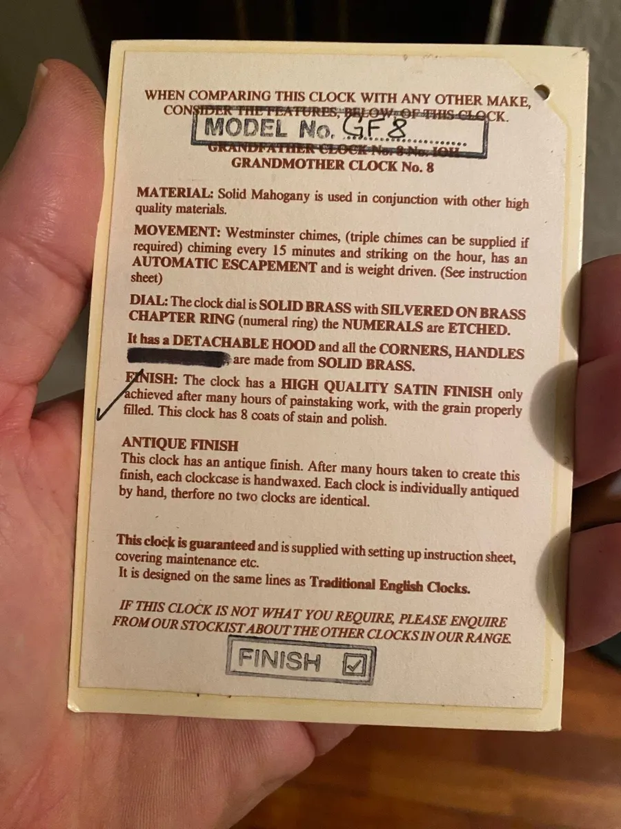 Grandfather clock - Image 4