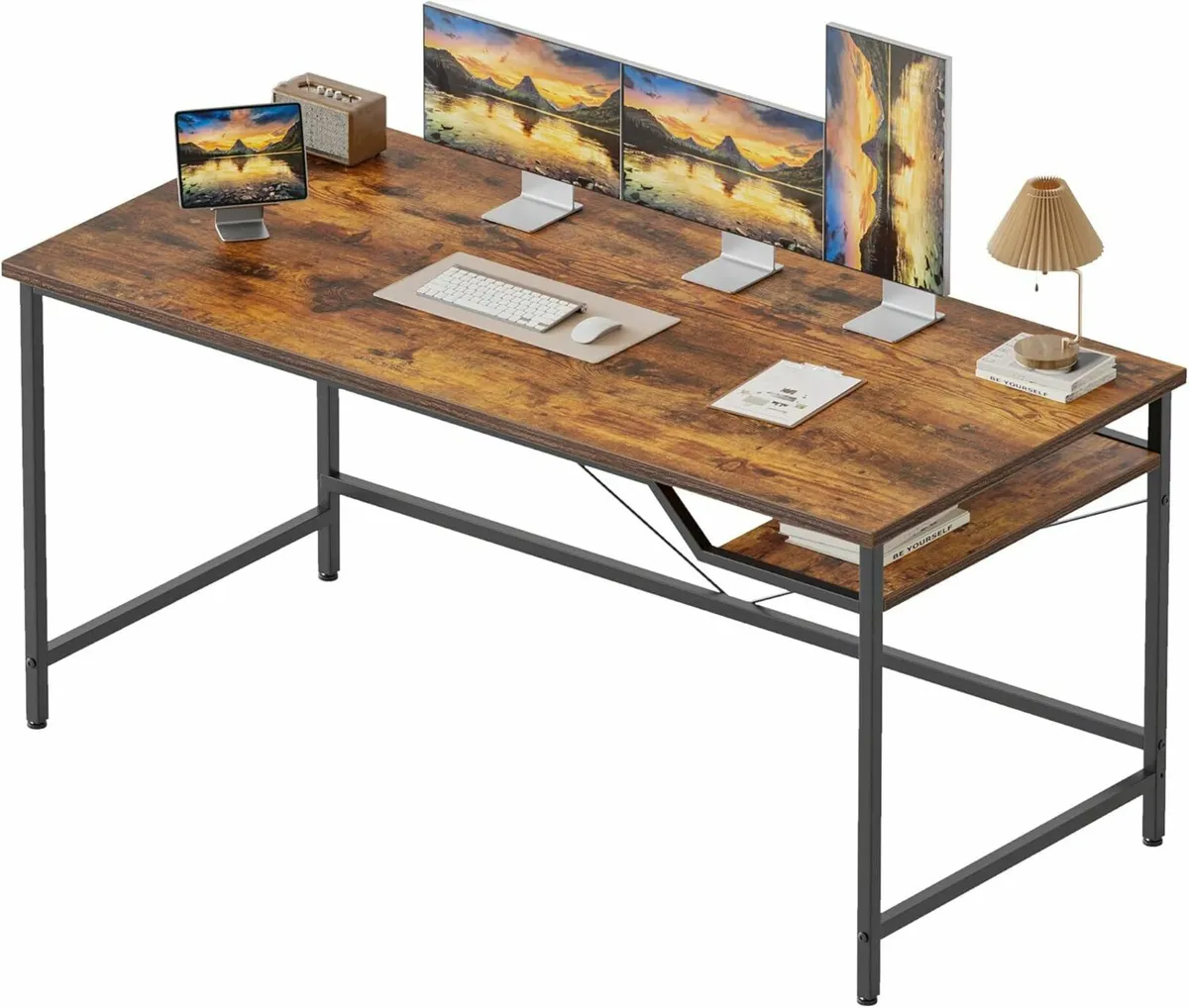 140 cm Computer Gaming Desk Office Study - Image 1