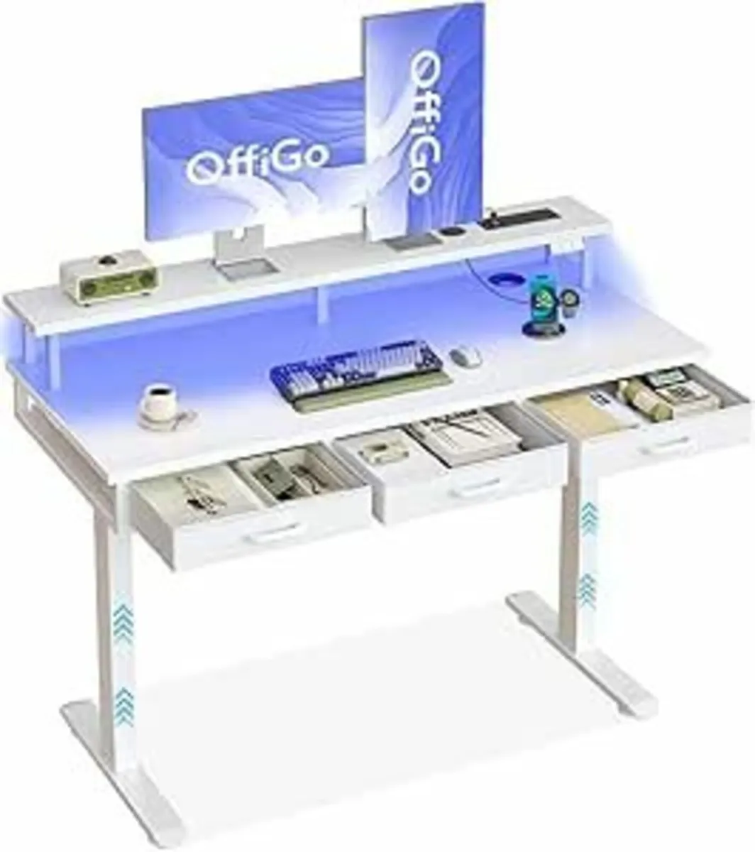 Electric Standing Desk Adjustable Office 120x54cm - Image 3