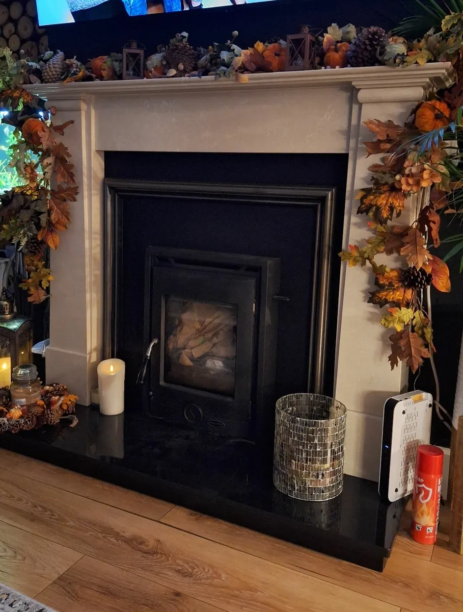 Marble Fireplace with door complett