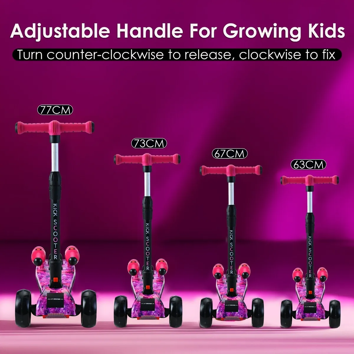 Free Delivery - Kids Vapour Bluetooth Scooter - Image 3