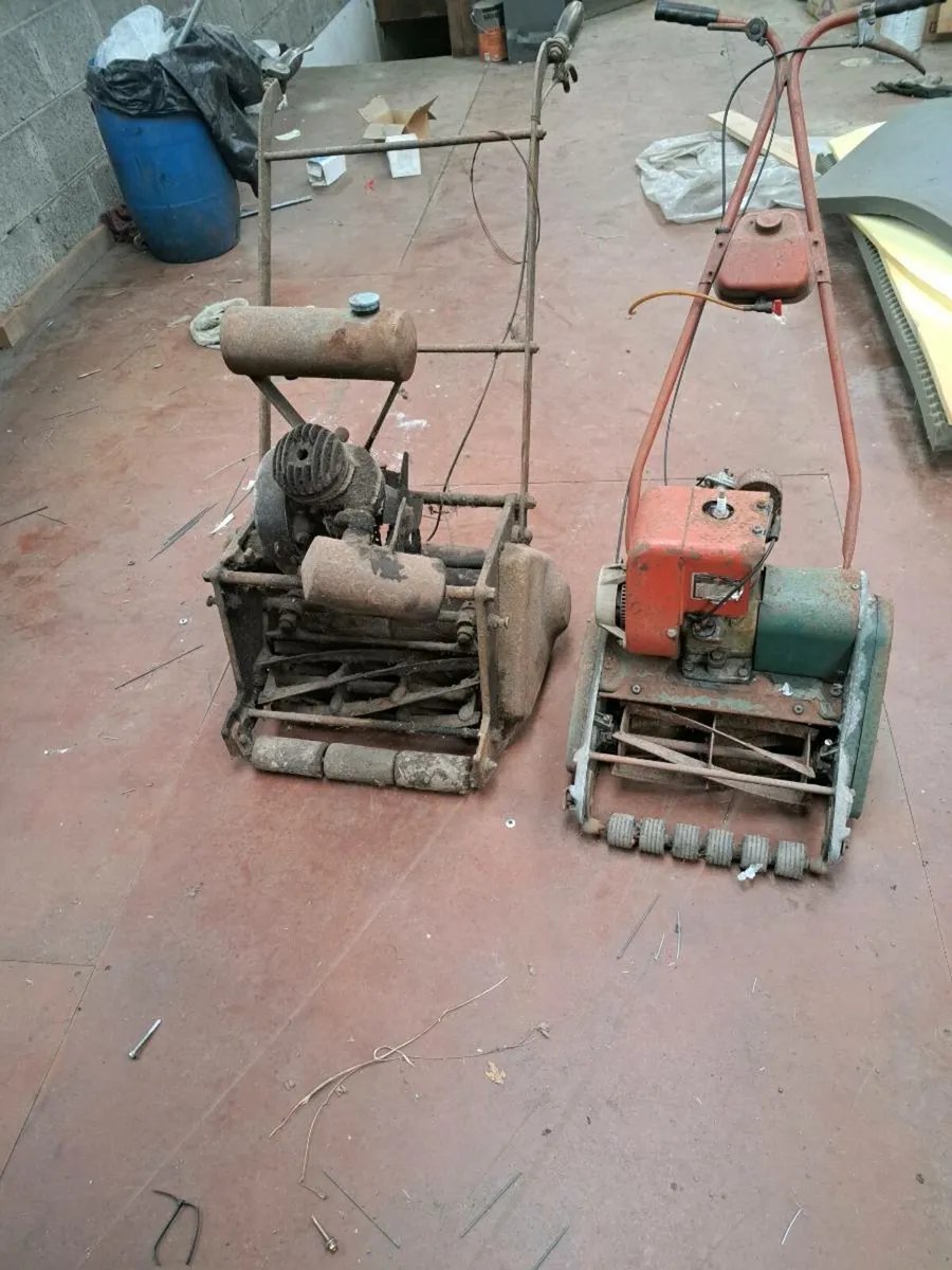 Vintage Lawnmowers - Image 1