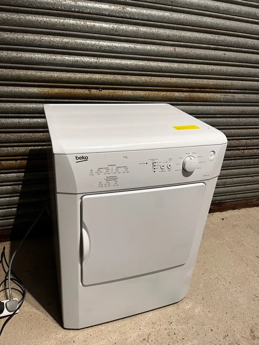 Beko 7kg Vented Dryer - Image 1