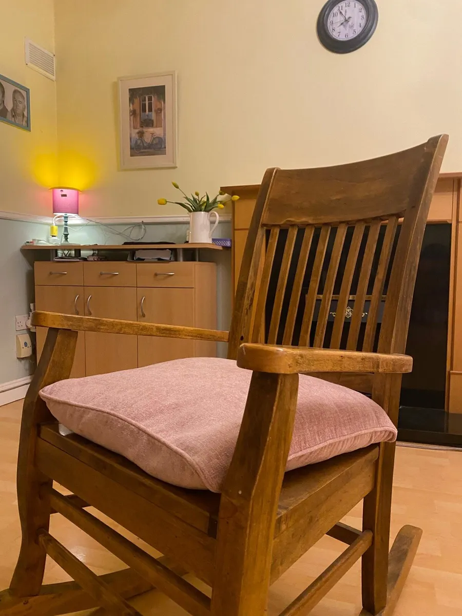Dark Oak Rocking Chair - Image 2