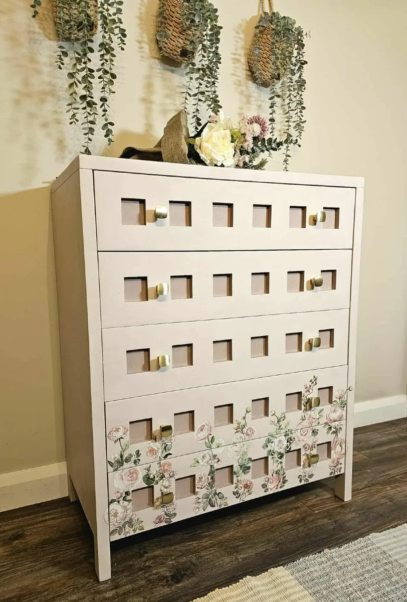 Wooden chest of drawers - Image 3