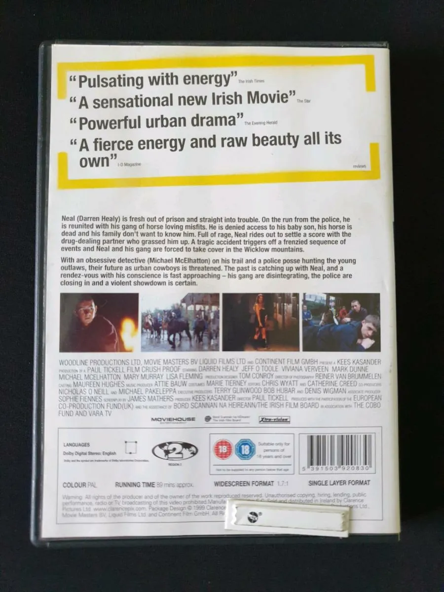 Crushproof DVD Michael McElhatton Darren Healey - Image 2