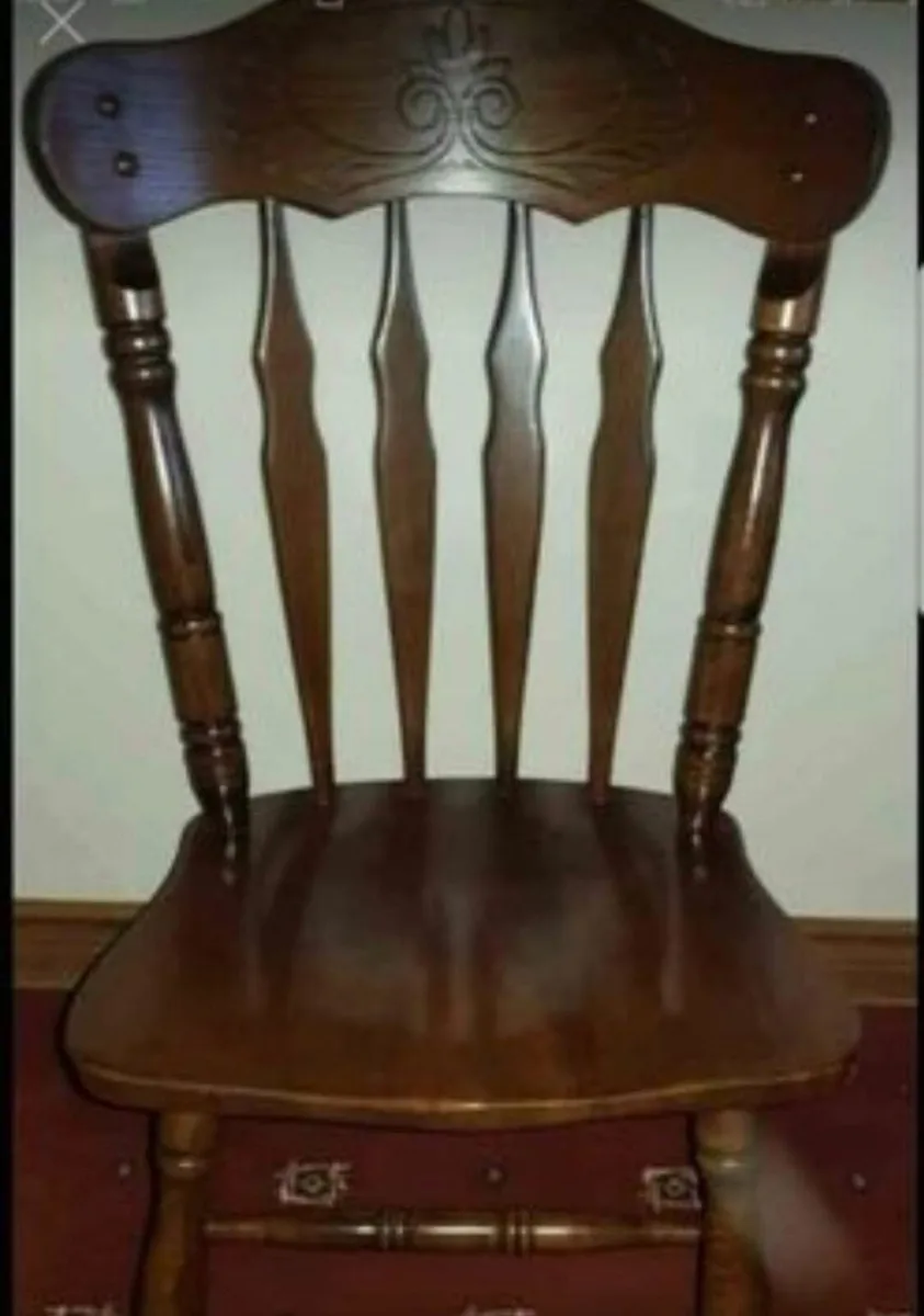 Oak Dinning Table - Image 3