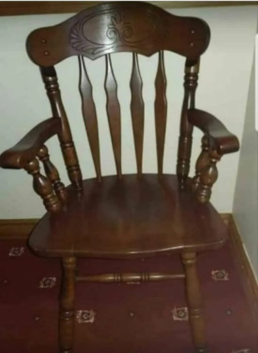 Oak Dinning Table - Image 4