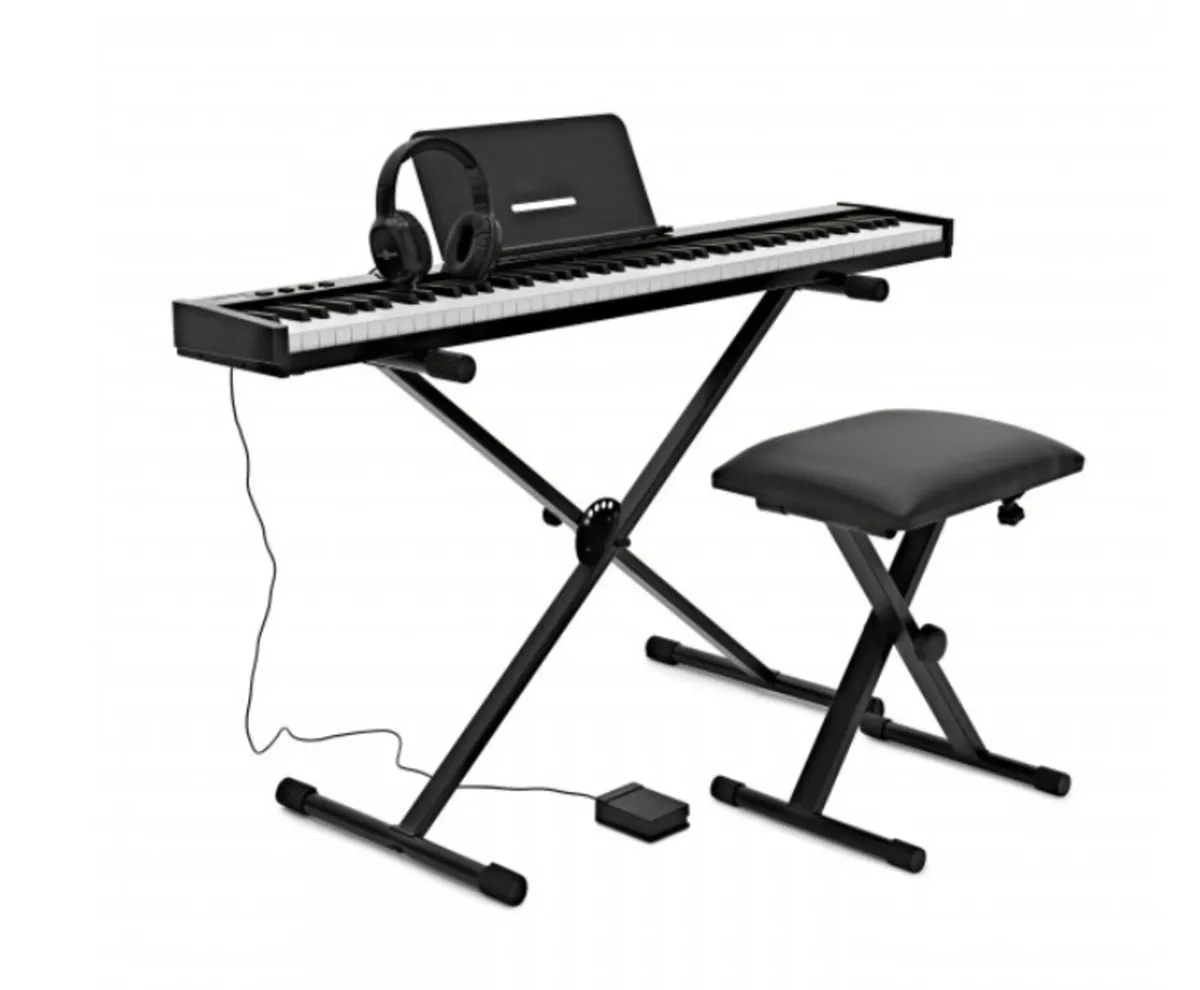 Digital Keyboard Piano, with Bluetooth, Stand Pack - Image 4