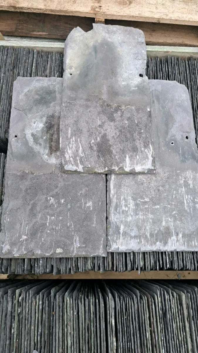 18x10 & 20x10 Reclaimed Bangor Blue Slates