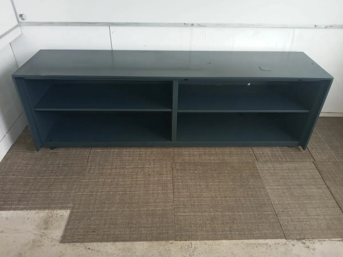 2 x Steel Storage Low Shelve Units - Image 2