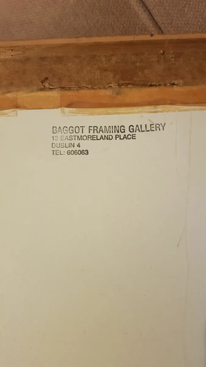 Antique French Print Framed - Image 4