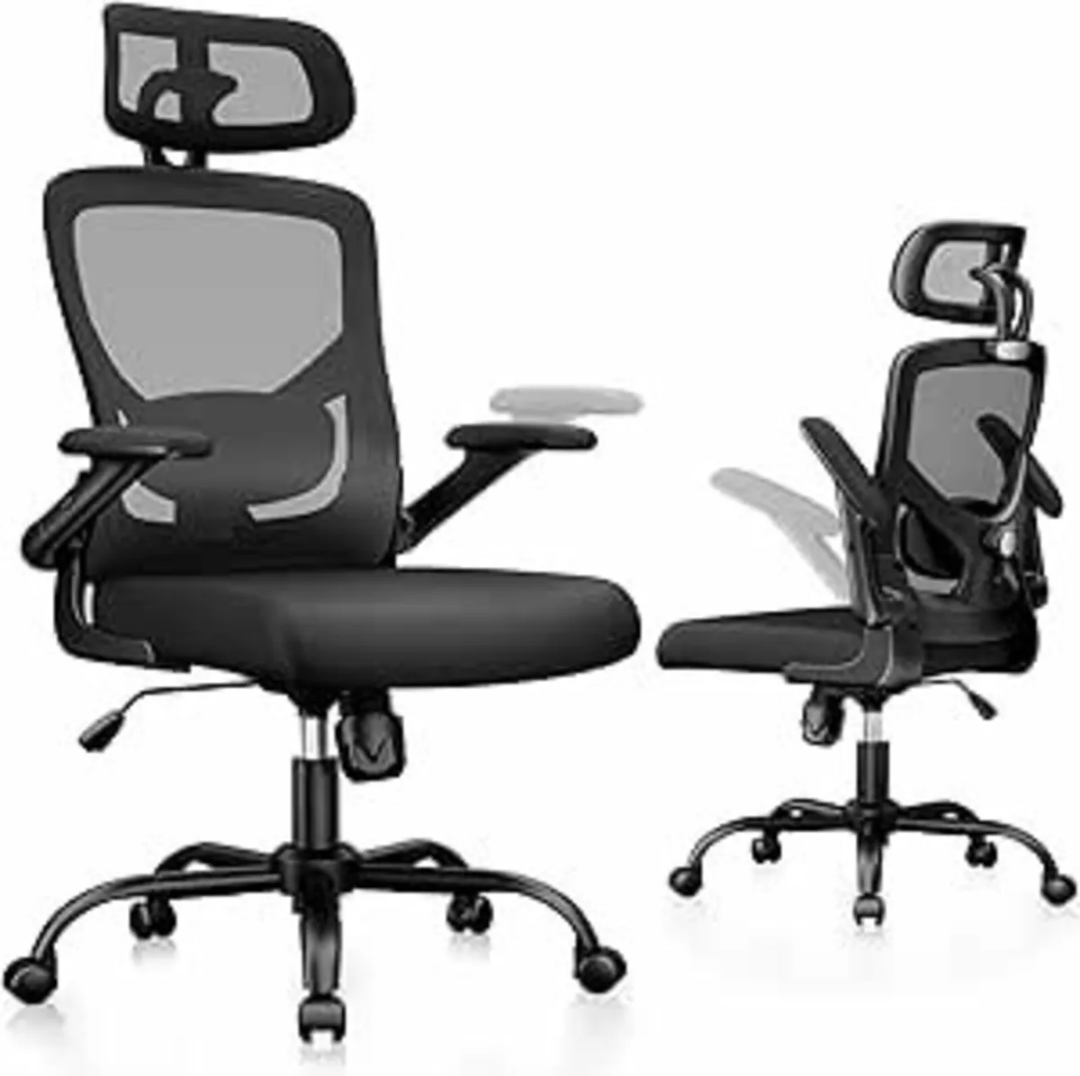 Ergonomic Mesh Office Chair High Back Desk Adjust - Image 2