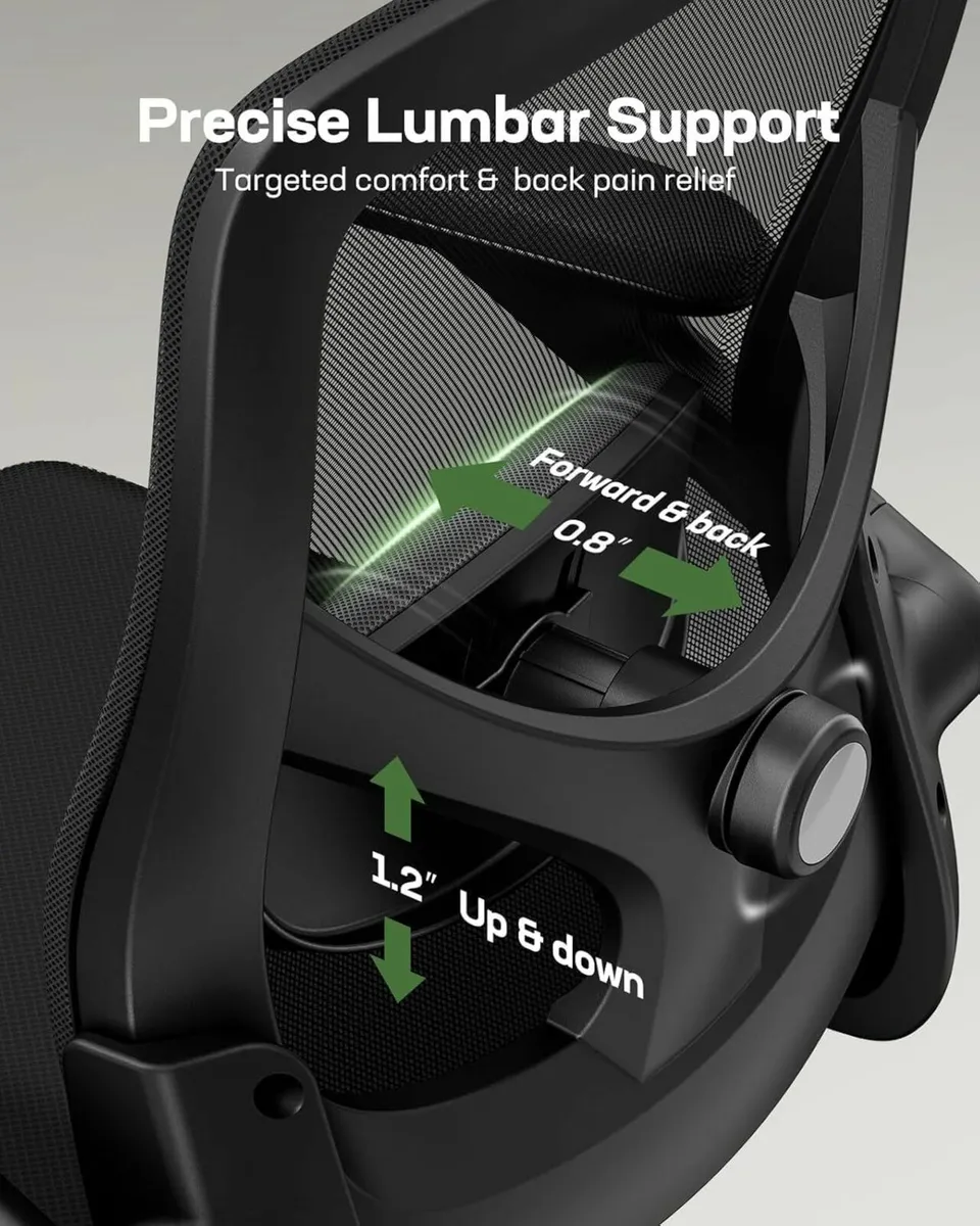 Ergonomic Mesh Office Chair High Back Desk Adjust - Image 3