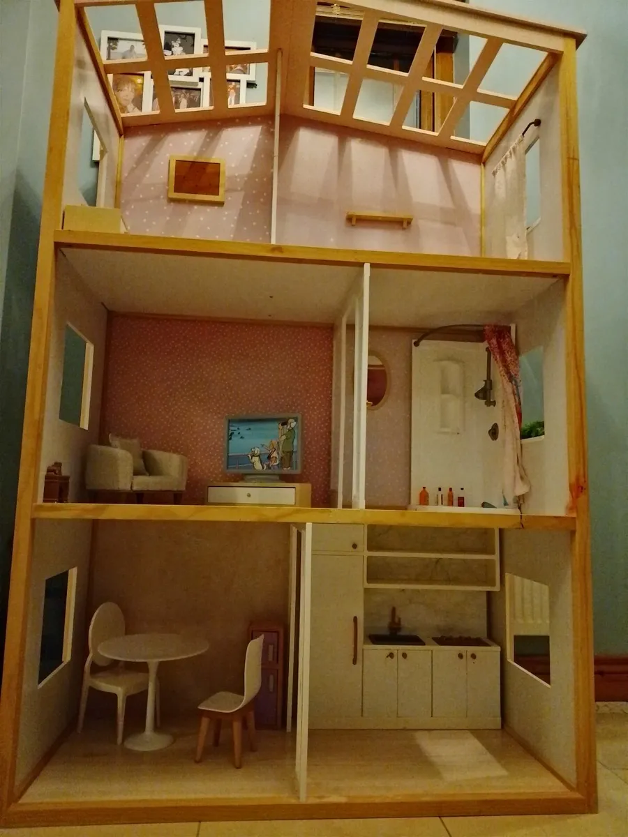 3 story Our generation doll house with furniture - Image 4