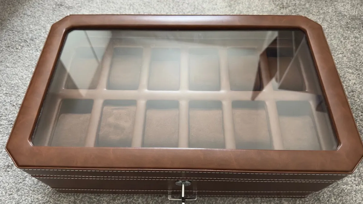 Luxury Watch Box 12 slot with drawer Rothwell - Image 1