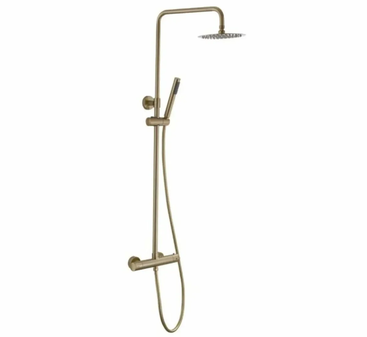 Bathshack BLACK NOVEMBER Brass Round Rain Shower
