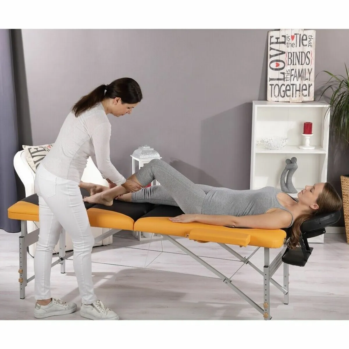 New Massage Sport Table (ORANGE) FREE Delivery - Image 1