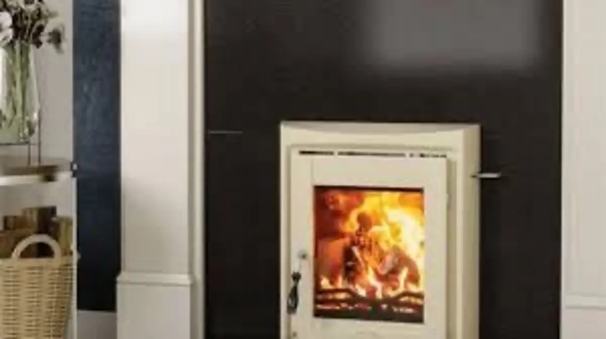 Henley Cream enamel Inset Stove - Image 2