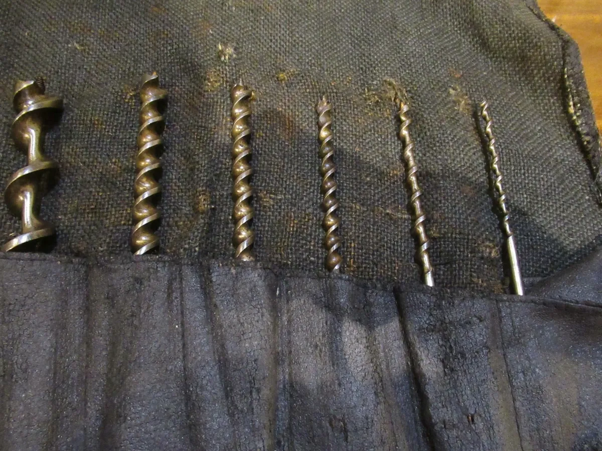 antique vintage tools BITS DRILL brace - Image 3