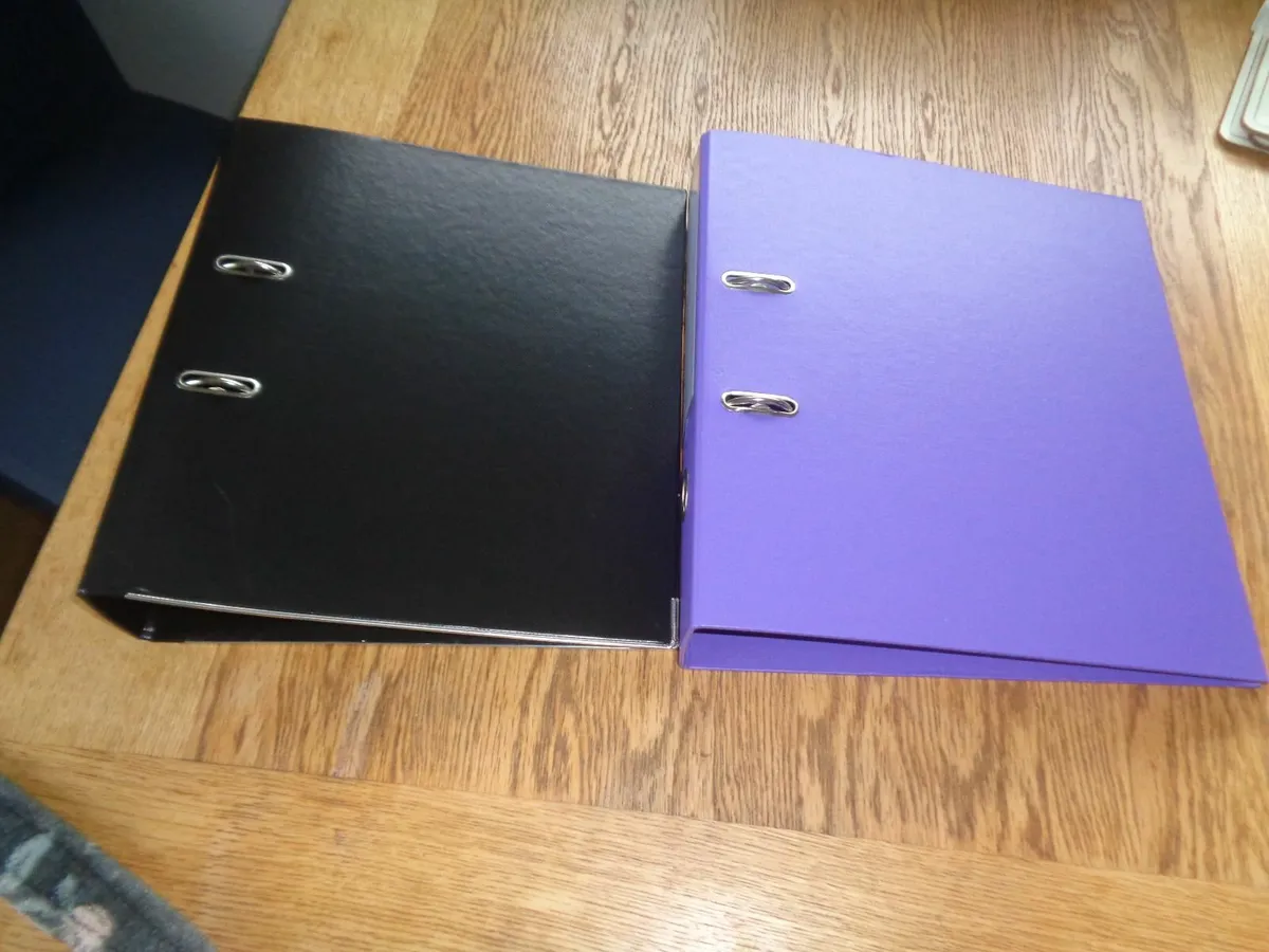 Lever Arch Files x 2 for Sale - Image 1