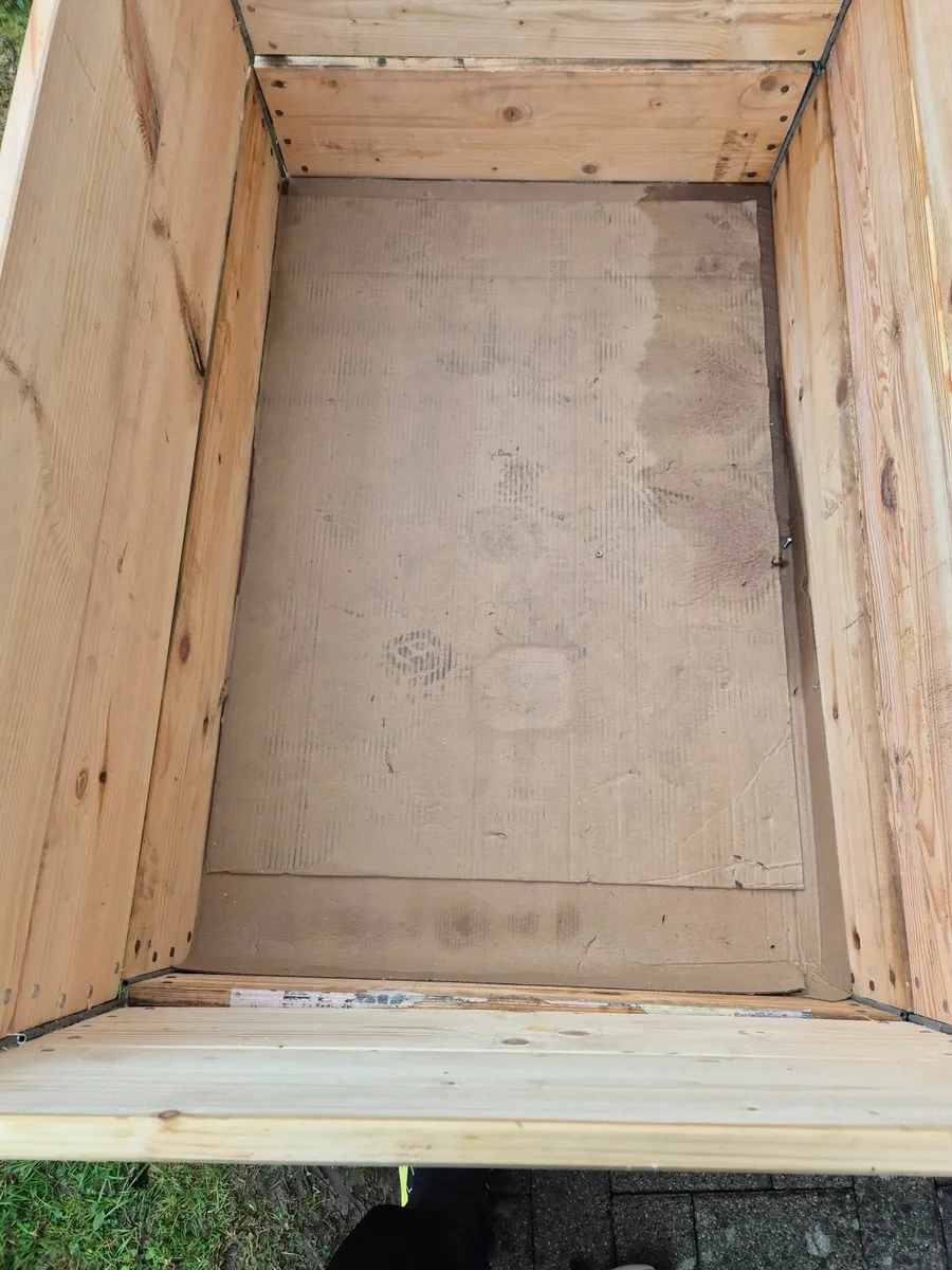 Pallet  Planter Collar Set,with pallet & Top Cover - Image 2