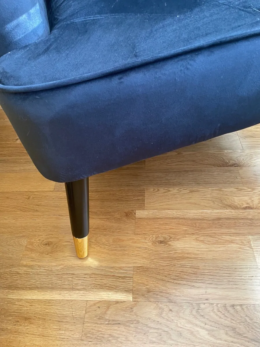 Ivanka 77Cm Wide Armchair and Ottoman - Image 3