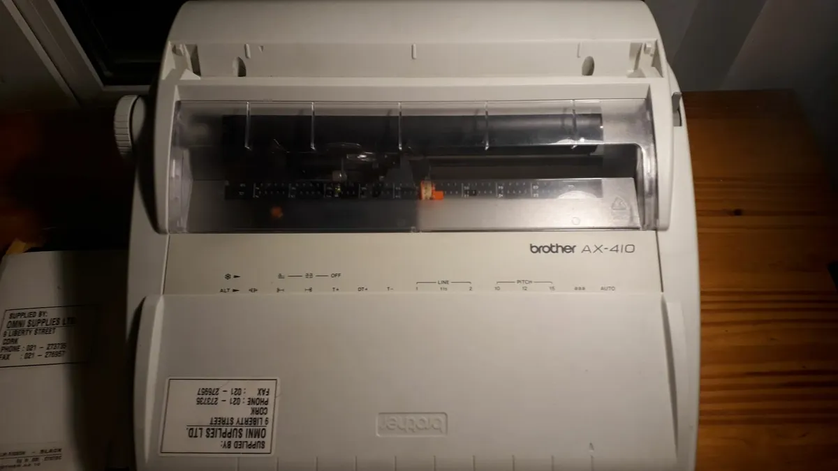 Brother AX410 Typewriter - Image 1