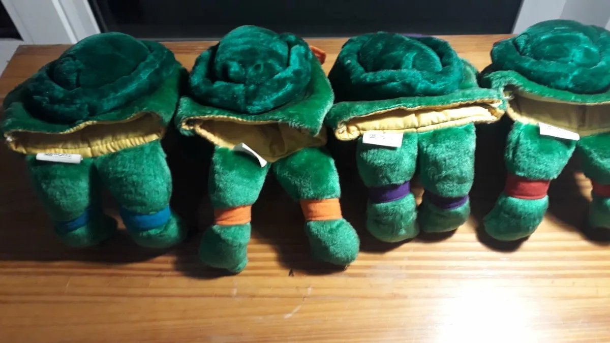 Vintage Teenage Mutant Ninja Turtles Puppets - Image 2