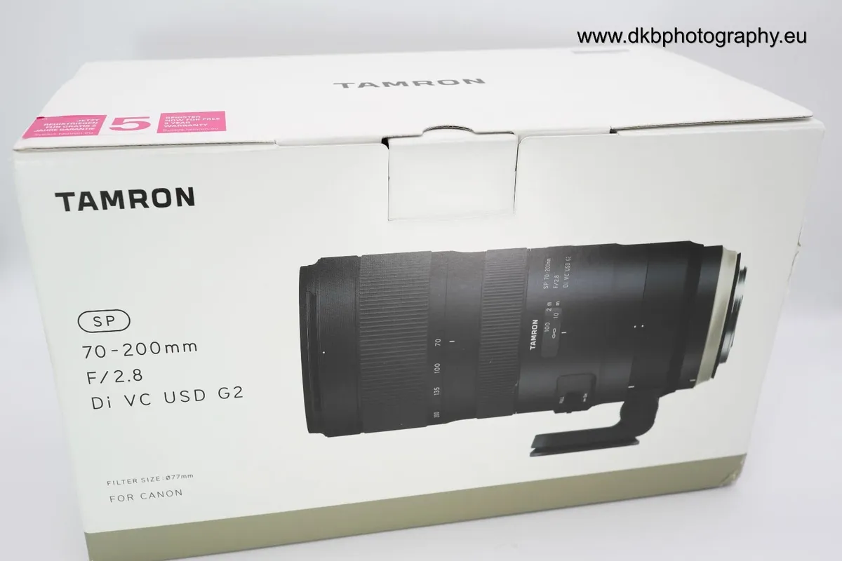 TAMRON SP 70-200mm F2.8 Di VC USD G2 LENS (Canon) - Image 1