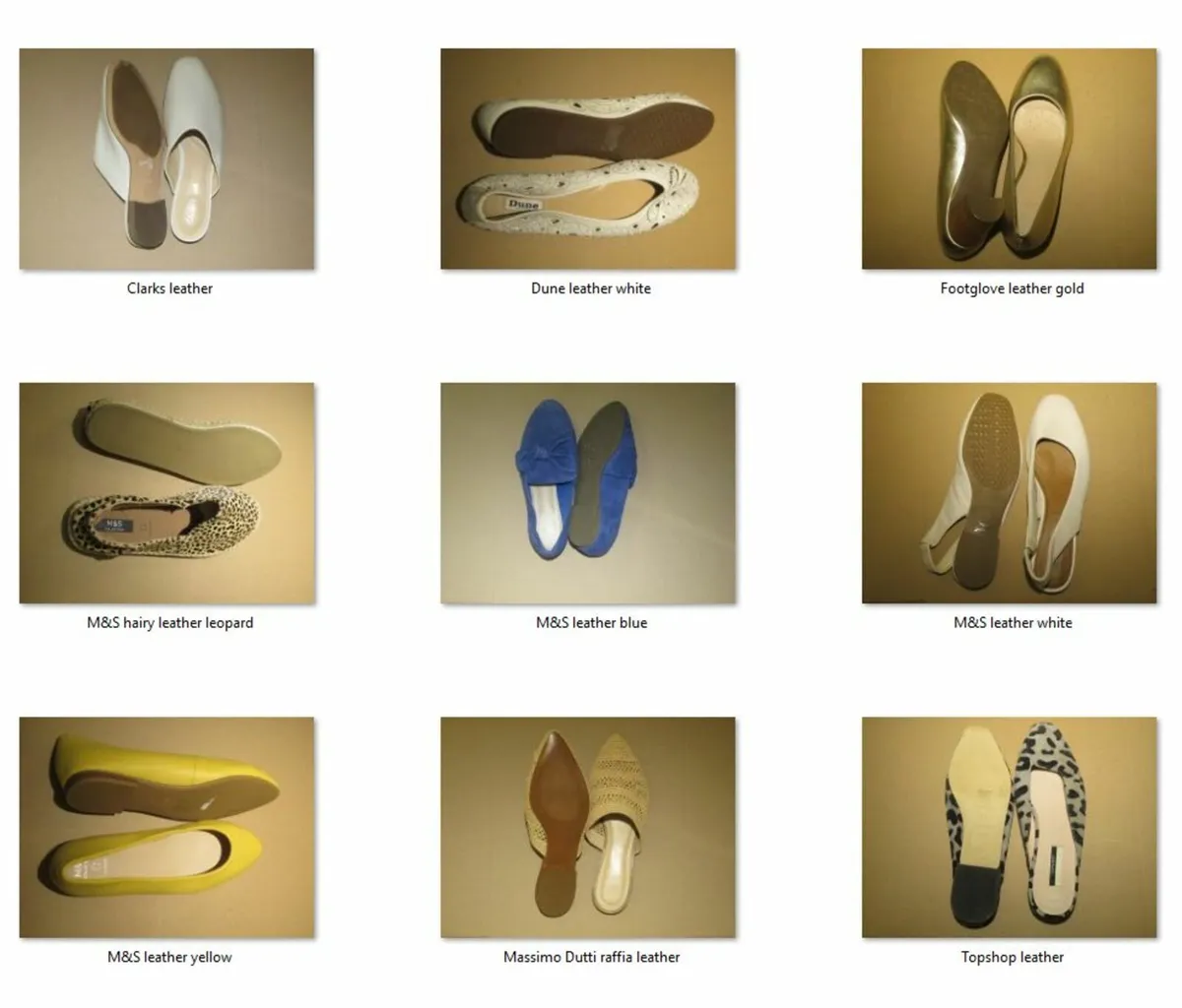 Leather shoes, sizes 7½, 8, 41 - Image 1