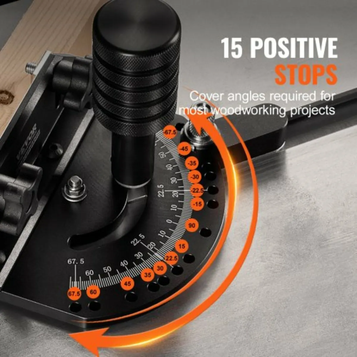 Precision Miter Gauge, Standard Slot 19 x 9.5 mm, - Image 2