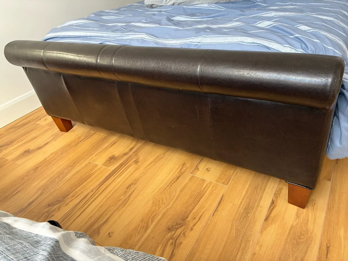 Leather Bed Frame - Image 4