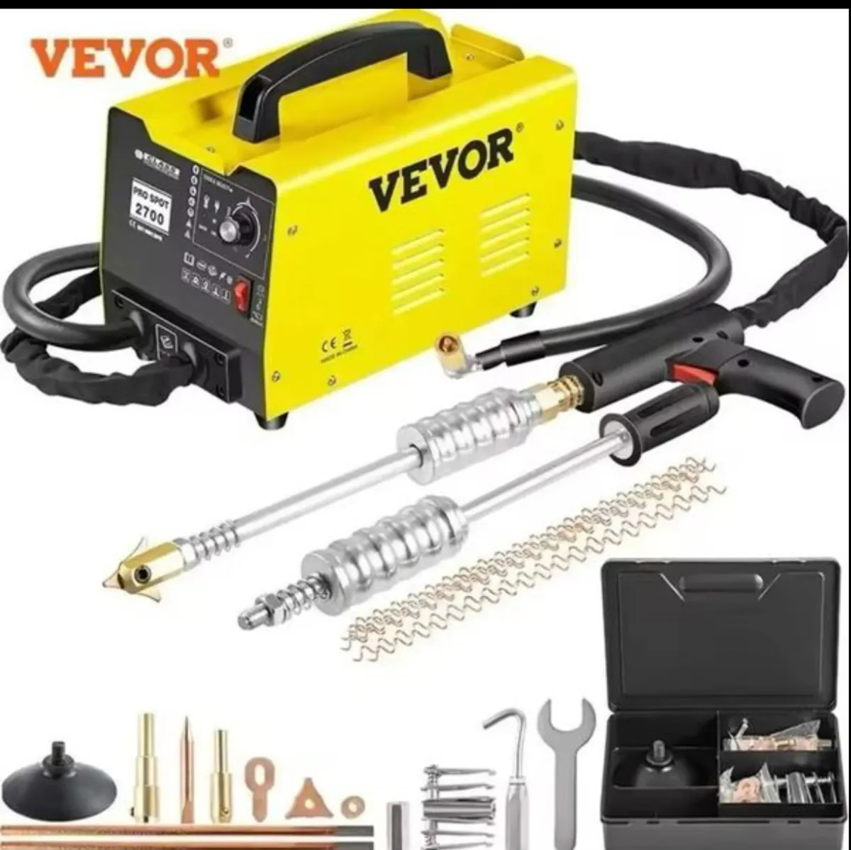 3kw Vehicle Panel Spot Welder Dent Puller Kit