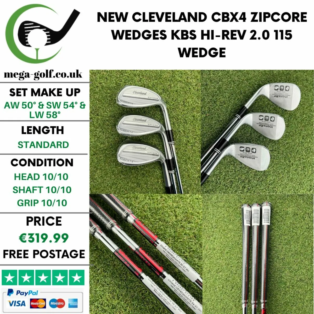 New Cleveland CBX4 Zipcore Wedges Set - Image 1