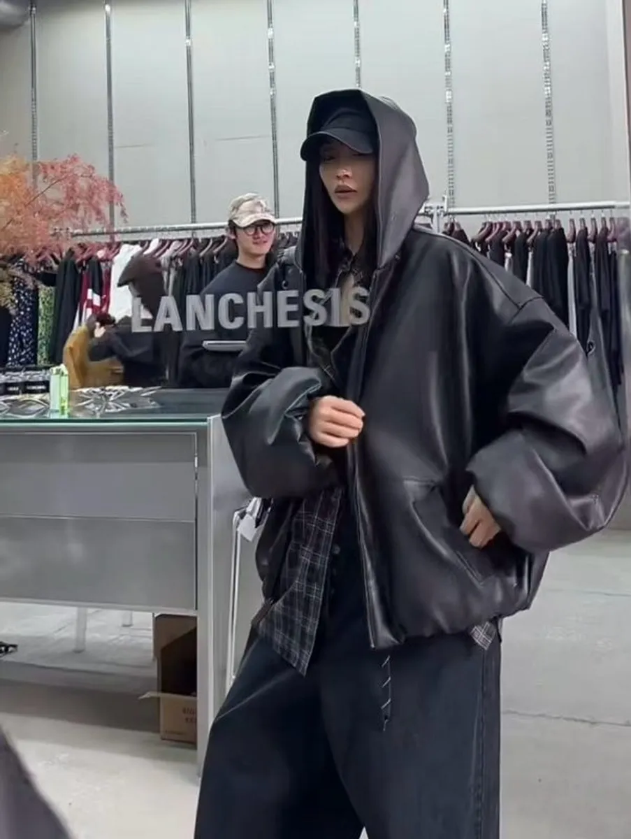 leather jacket - Image 2