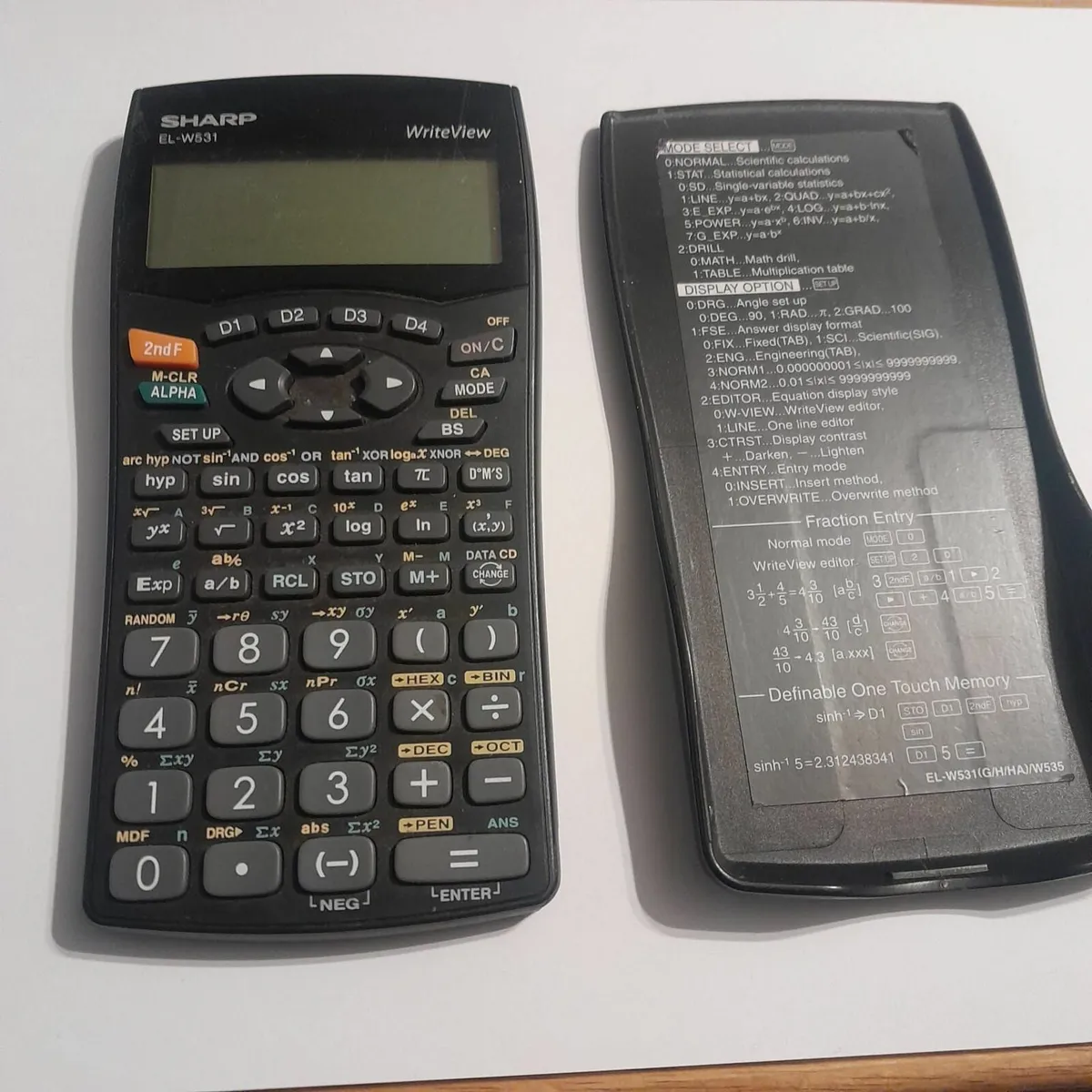 Sharp EL-W531 scientific calculator - Image 1