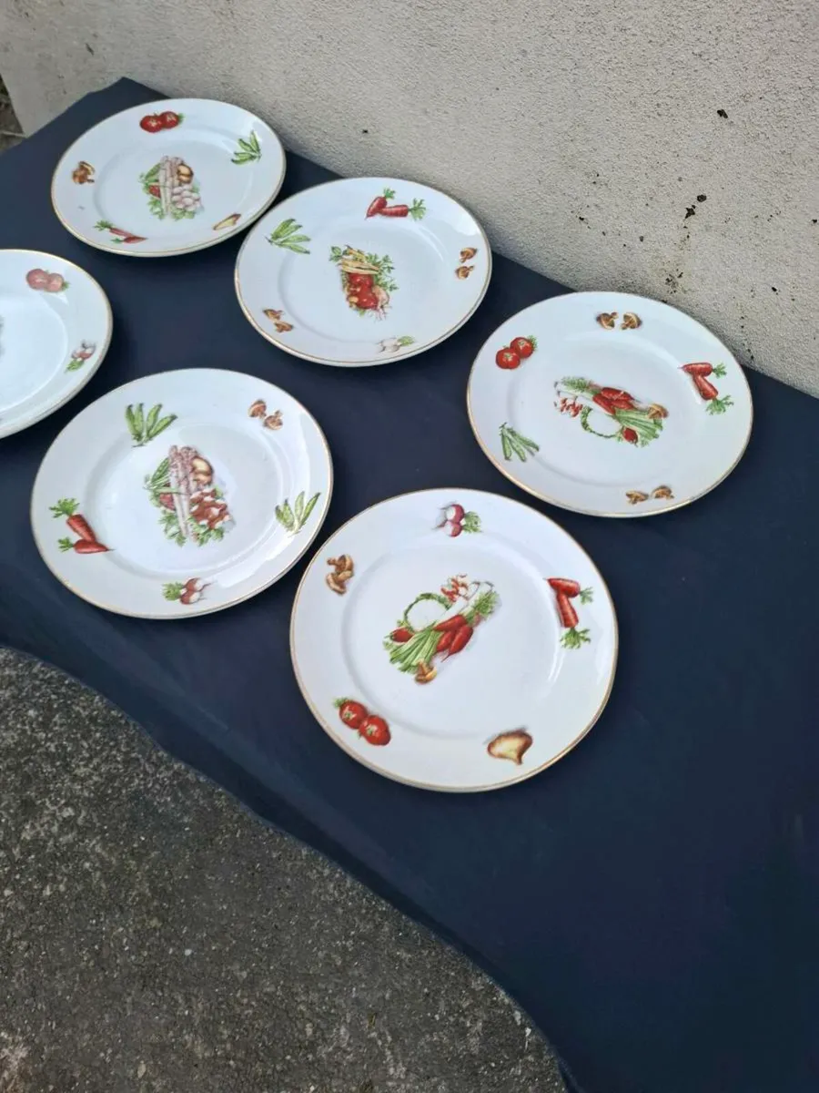 12 plates 6 sides and 6 dinners - Image 4