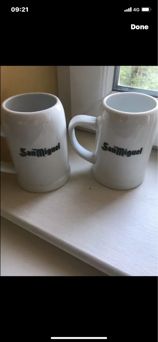 San Miguel Ceramic Tankards (2) - Image 2