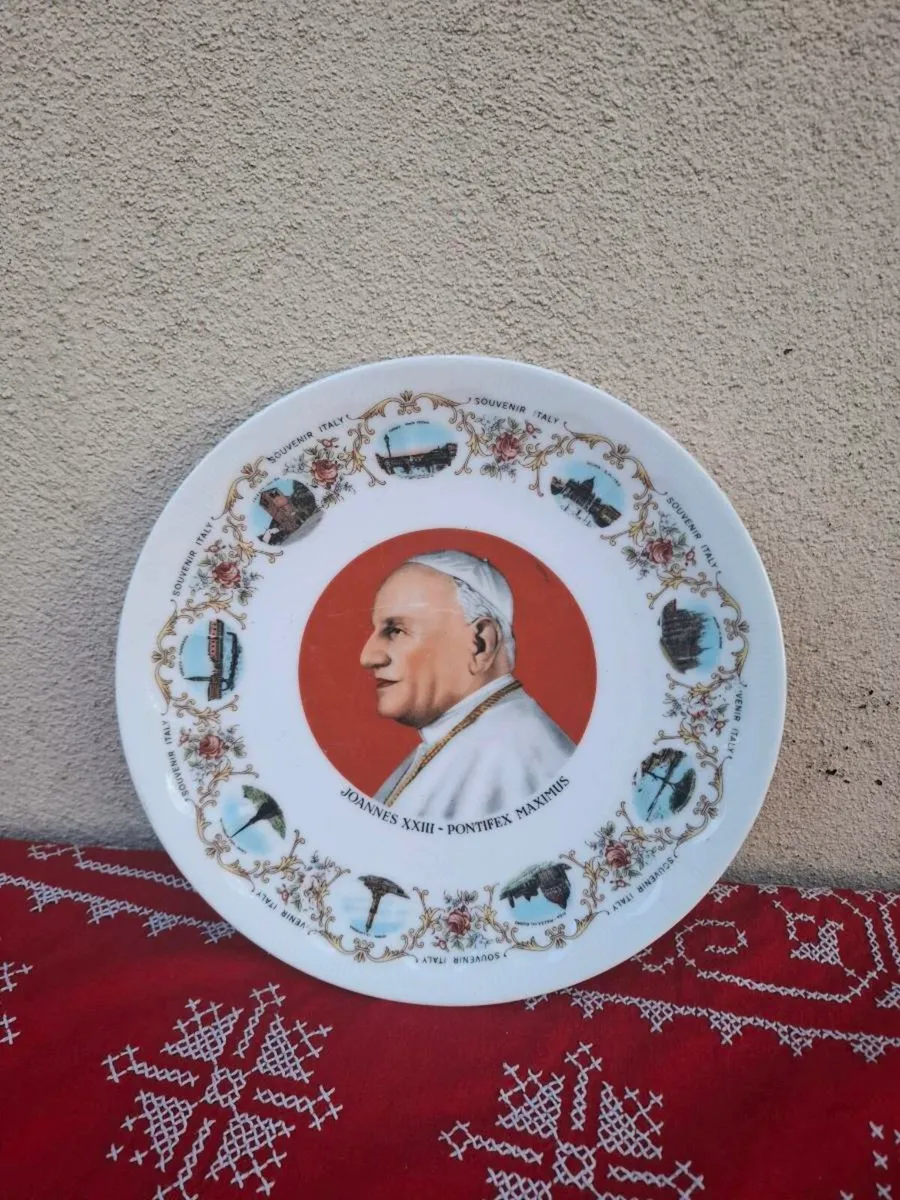 Religious porcelain plate postage possible