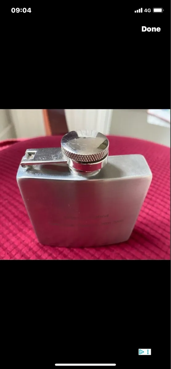 IRL v England Croke Park Hip Flask - Image 3