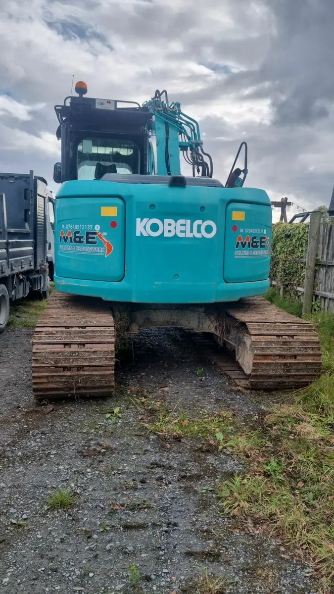 Kobelco sk140 zero tail with blade - Image 1