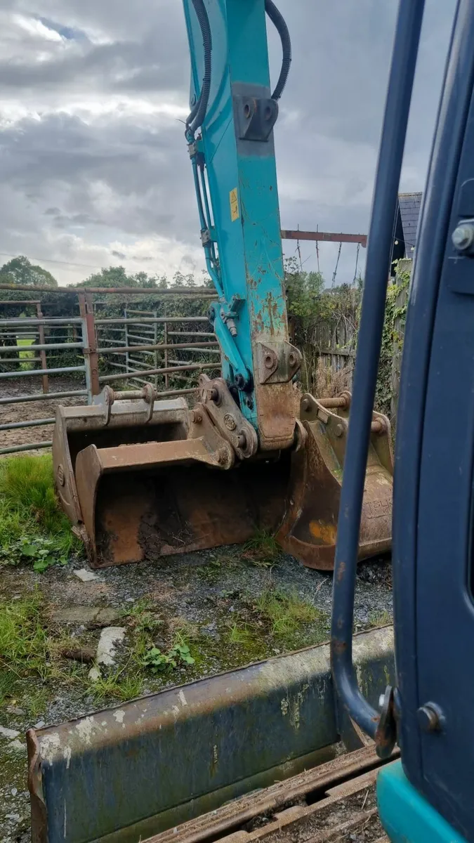 Kobelco sk140 zero tail with blade - Image 2