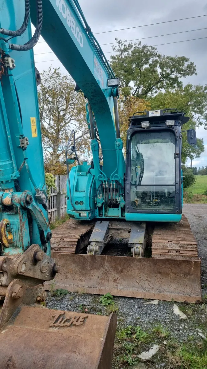 Kobelco sk140 zero tail with blade - Image 3