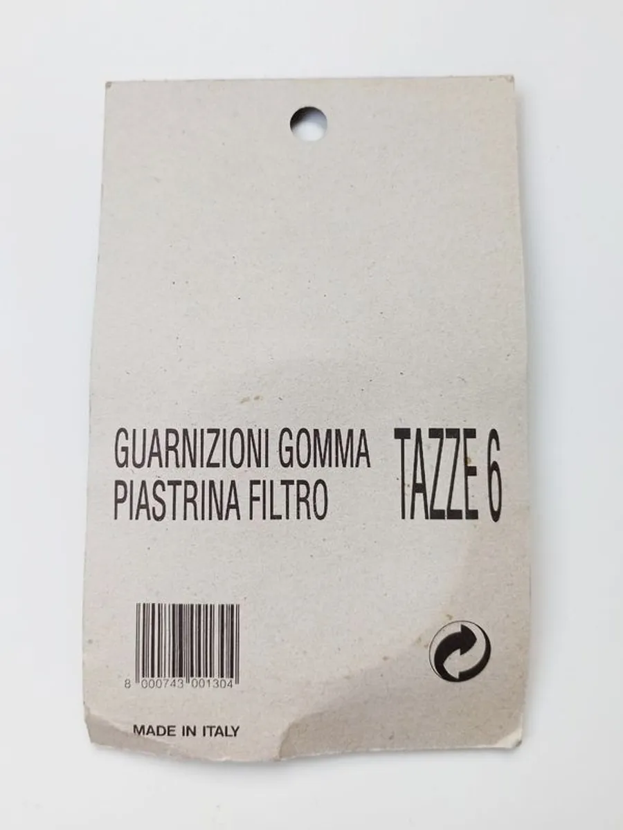 Pezzetti Italexpress Moka Pot part set 3 gaskets & strainer made in Italy - Image 2